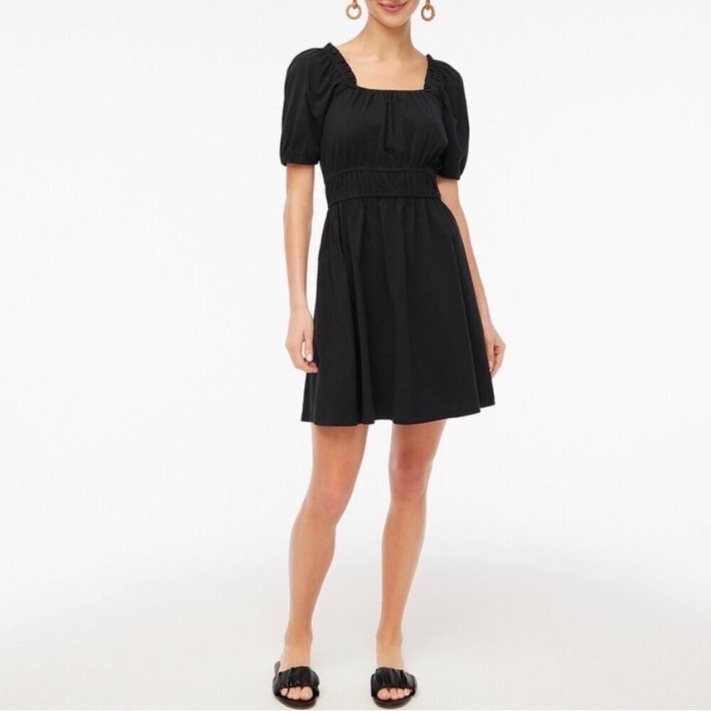 NWT Black Square Neck Knit Dress Sz M